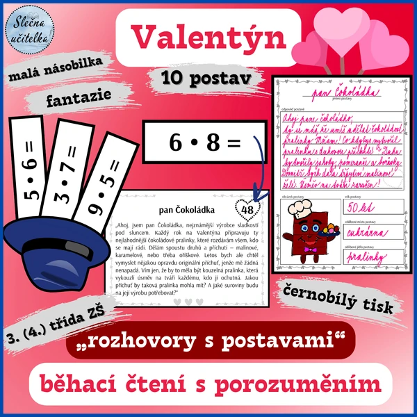 „ROZHOVORY S POSTAVAMI“ - VALENTÝNSKÉ BĚHACÍ ČTENÍ S POROZUMĚNÍM 2