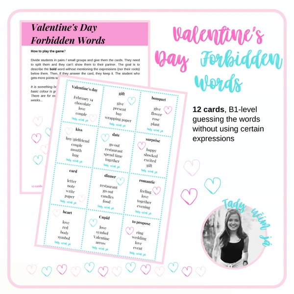 Valentine’s Day Forbidden Words