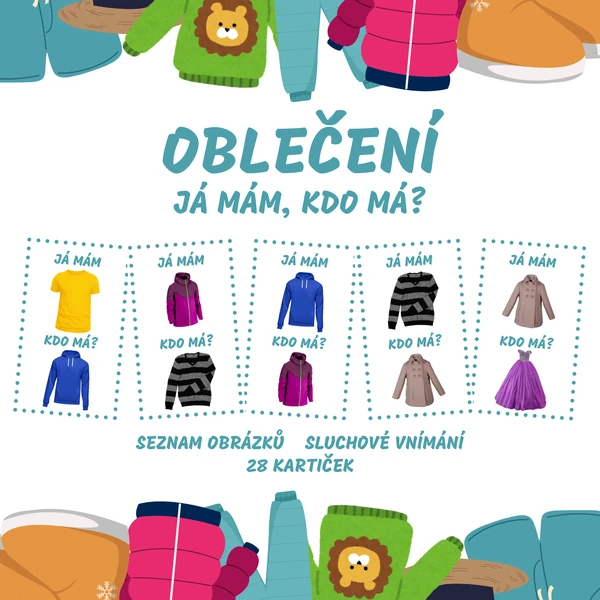 OBLEČENÍ - "Já mám, kdo má?"