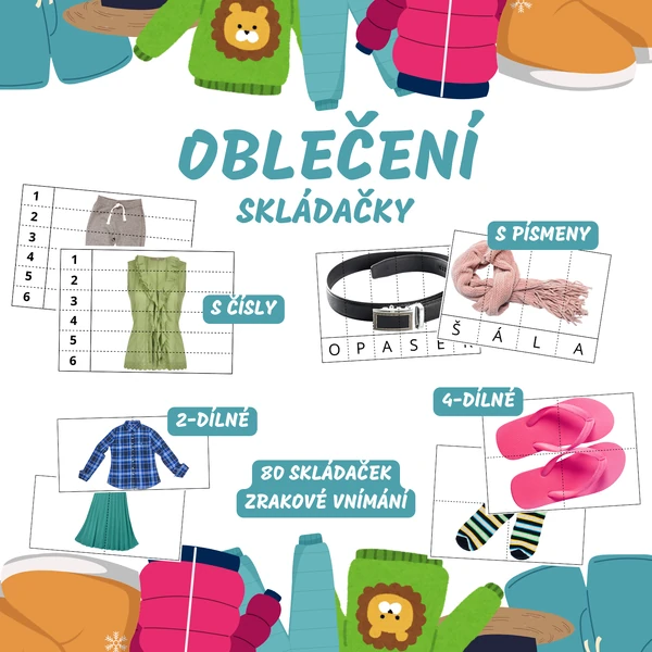OBLEČENÍ - skládačky