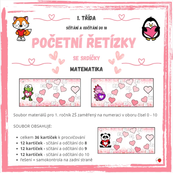 Početní řetízky do 10