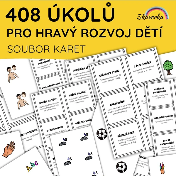408 úkolů pro hravý rozvoj dětí