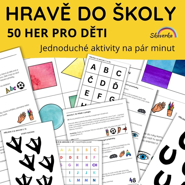 HRAVĚ DO ŠKOLY - 50 her pro děti