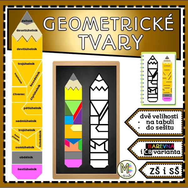 GEOMETRICKÉ TVARY- TUŽKA