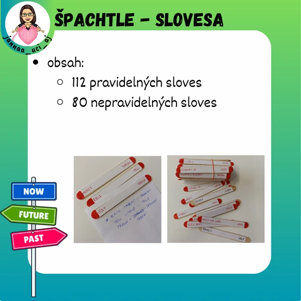 AJ - slovesa - špachtle