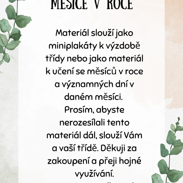 Měsíce v roce