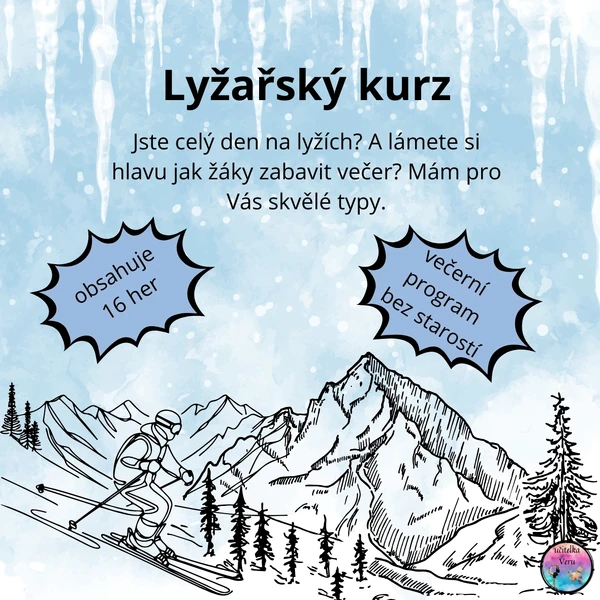 lyžařský kurz - večerní program