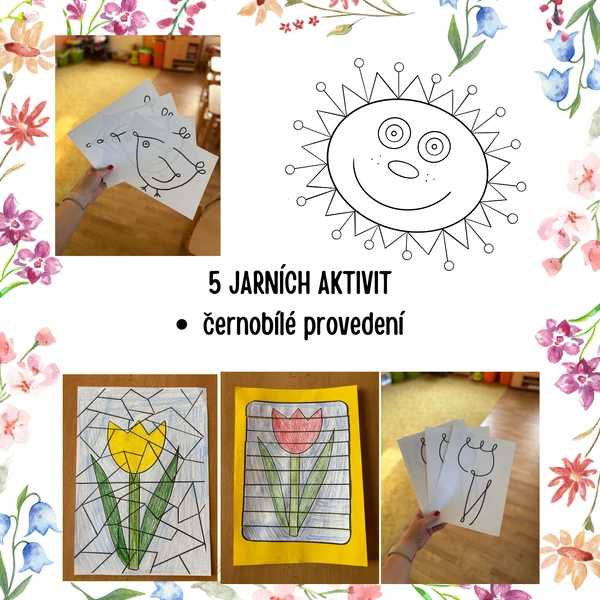 5 JARNÍCH AKTIVIT - černobílé provedení 
