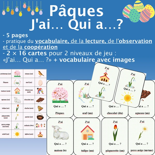 Velikonoce / Pâques - J'ai Qui a