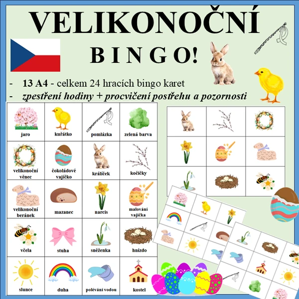 ČESKÉ VELIKONOCE - BINGO!