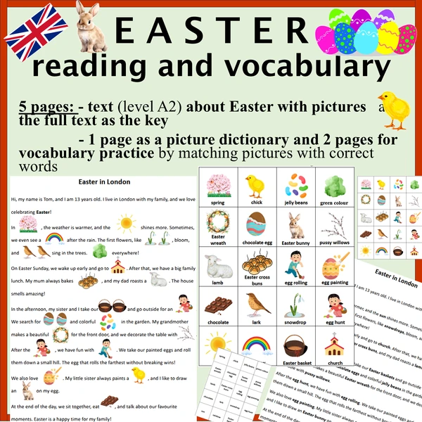 Čtení s obrázky – Velikonoce / Easter reading with pictures