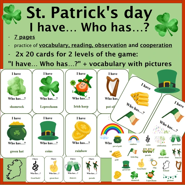 Saint Patrick's Day - Den svatého Patrika