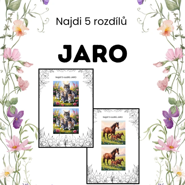 Najdi rozdíly JARO