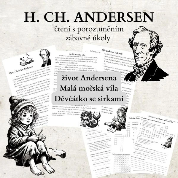 Andersen - Malá mořská víla, Děvčátko se sirkami 