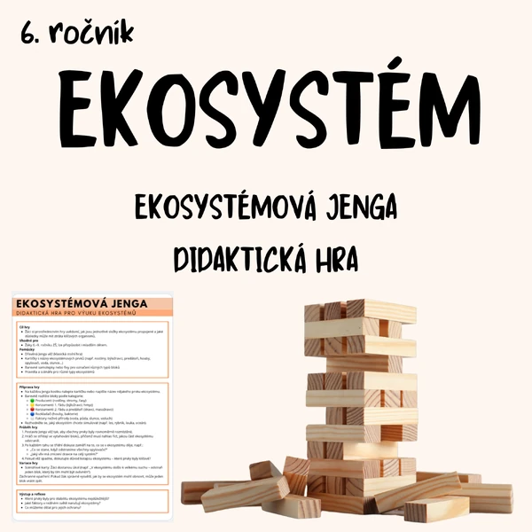 Ekosystémy - jenga