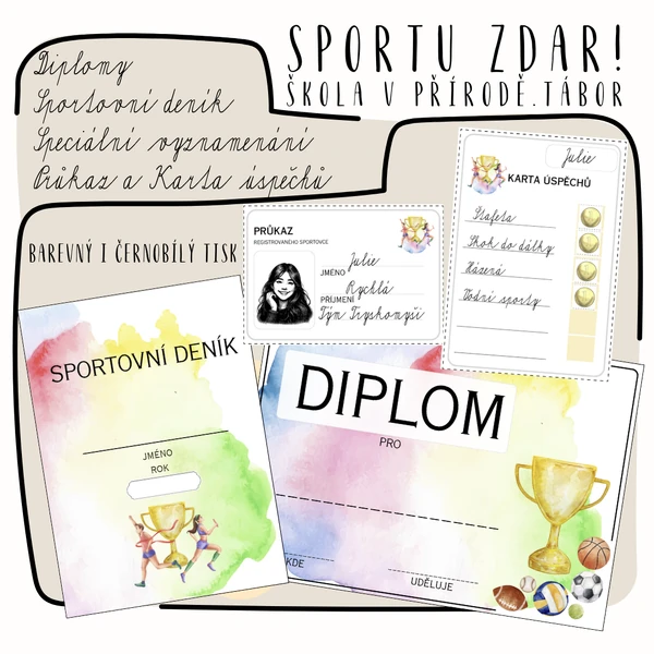 Sportu zdar! - škola v přírodě, tábor