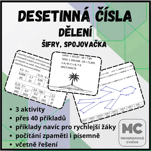Desetinná čísla - dělení