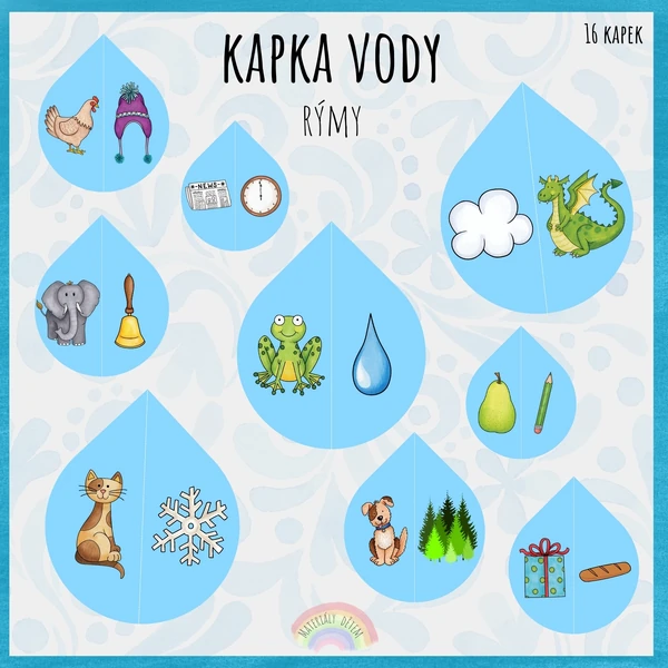 💧Kapka vody, rýmy💧