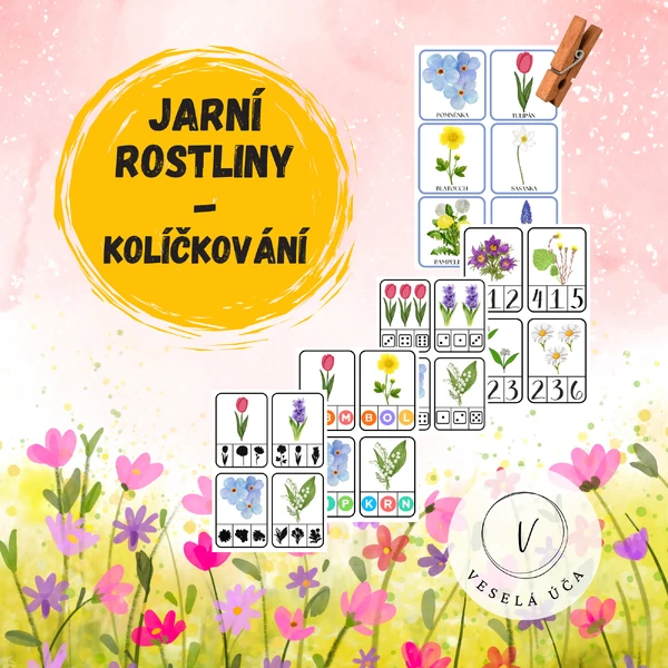 JARNÍ ROSTLINY- kolíčkování