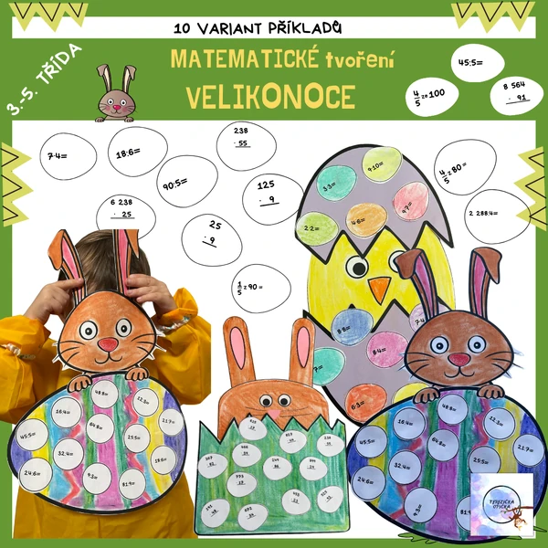 Matematické tvoření - VELIKONOCE