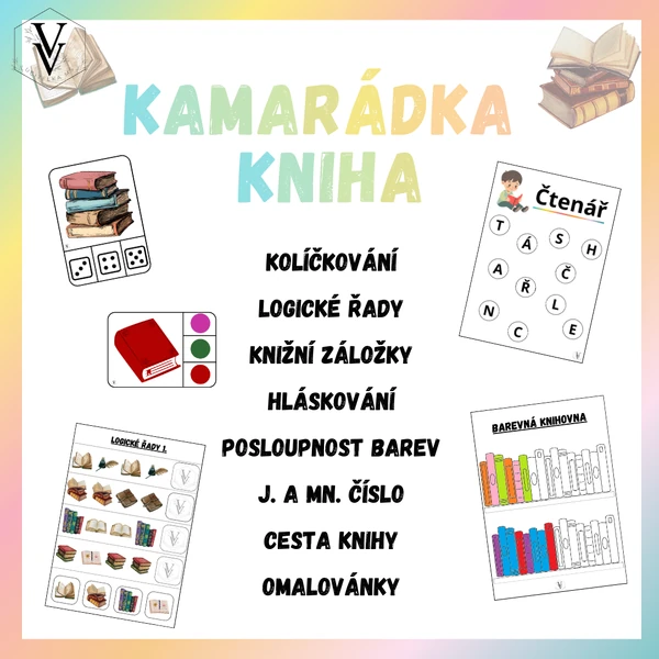 Kamarádka kniha - didaktické aktivity