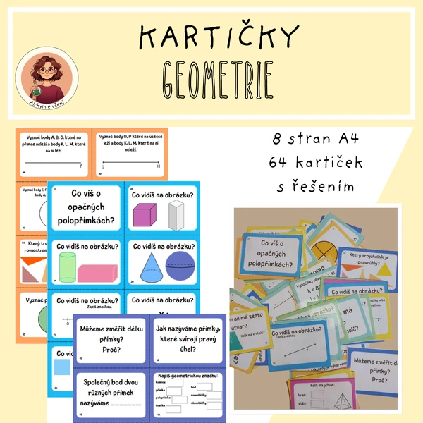 Geometrie - kartičky