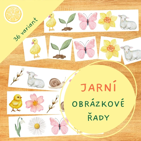 JARNÍ OBRÁZKOVÉ ŘADY | serialita