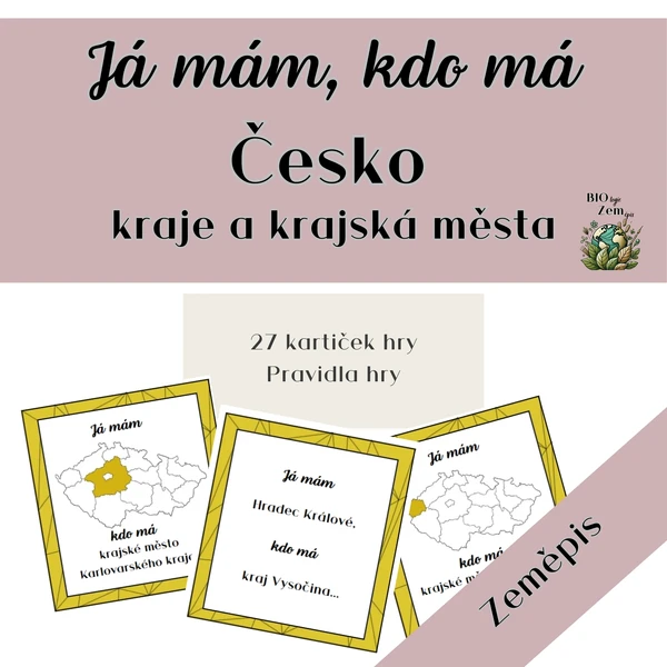Kraje Česka - já mám, kdo má