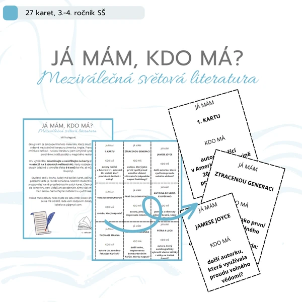 Já mám, kdo má? Meziválečná světová literatura (SŠ)