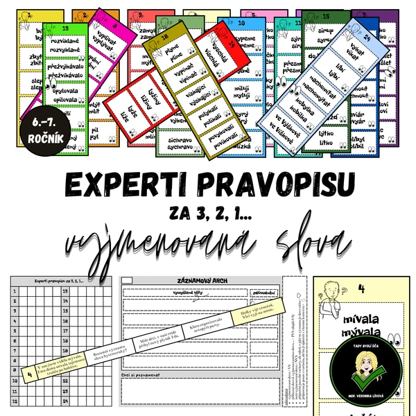Experti pravopisu za 3, 2, 1... - vyjmenovaná slova