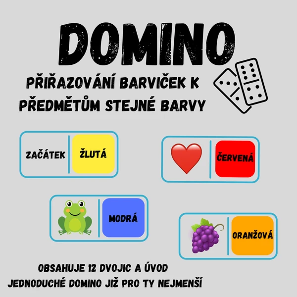 Domino - barvy