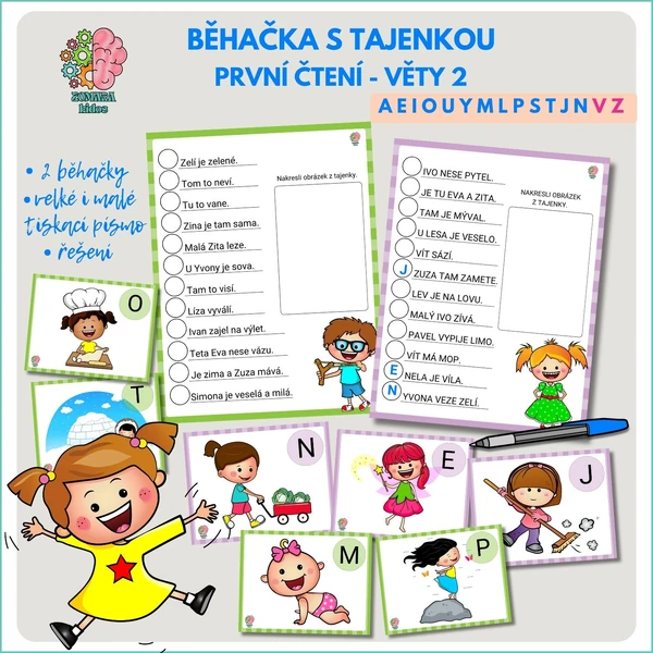 Běhačka – první čtení – věty 2