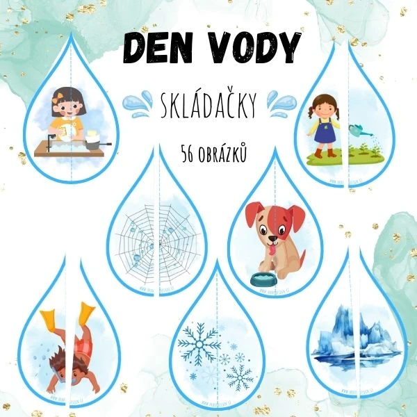 Den vody - skládačky