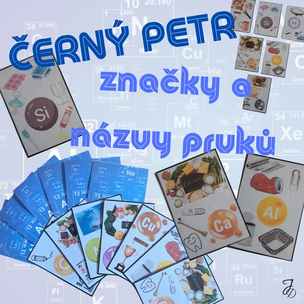 ČERNÝ PETR-ZNAČKY A NÁZVY PRVKŮ