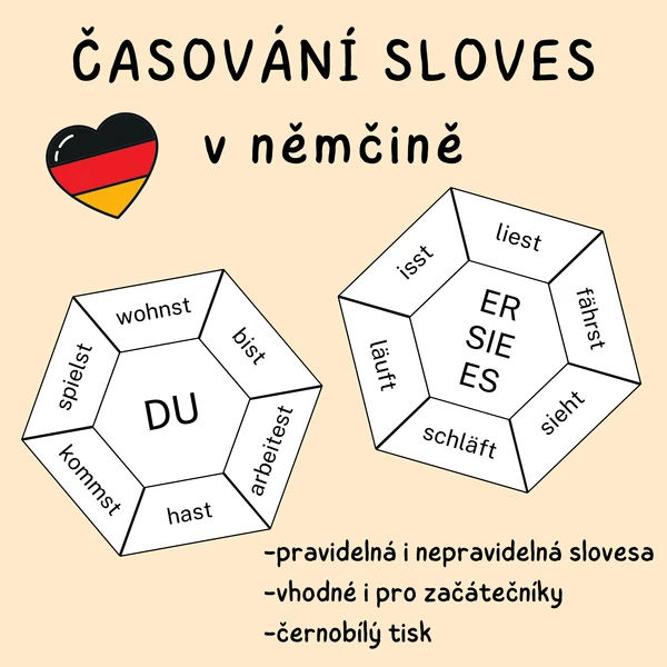 Časování sloves, koncovky v NJ