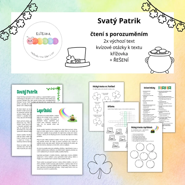 Čtení s porozuměním - svatý Patrik
