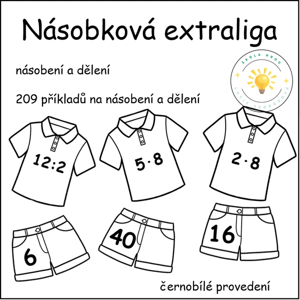 Násobková extraliga - násobení a dělení