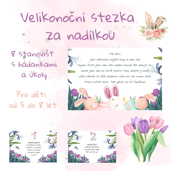 Velikonoční stezka se zajíčkem Hugem