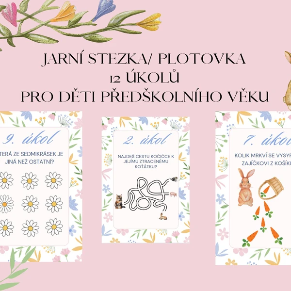 Jarní/Velikonoční stezka (plotovka)