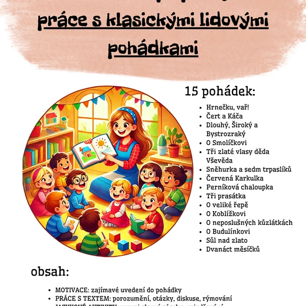 PRÁCE S KLASICKÝMI POHÁDKAMI DO MŠ