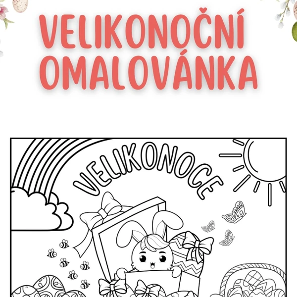 Velikonoční omalovánka (A0)