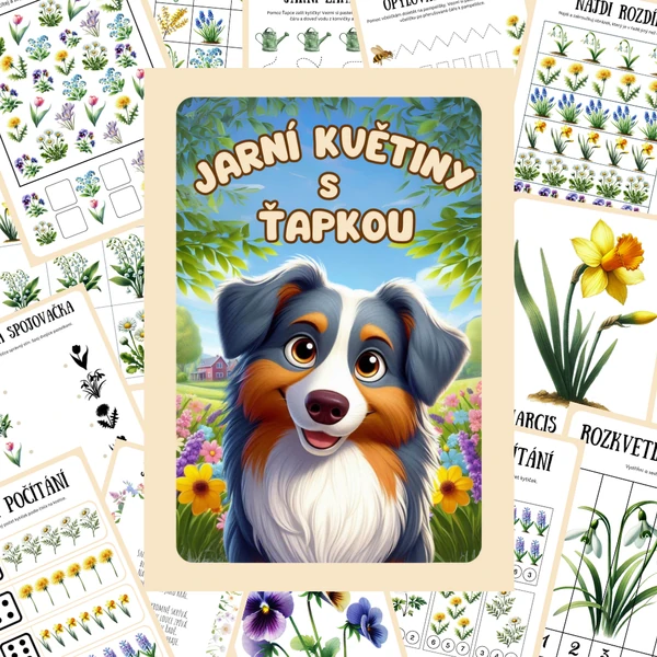 🌸Jarní květiny s Ťapkou🌸