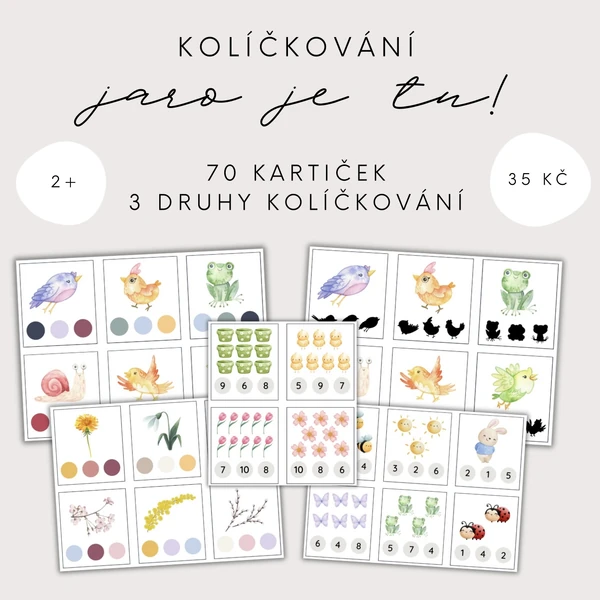 Kolíčkování - jaro je tu!