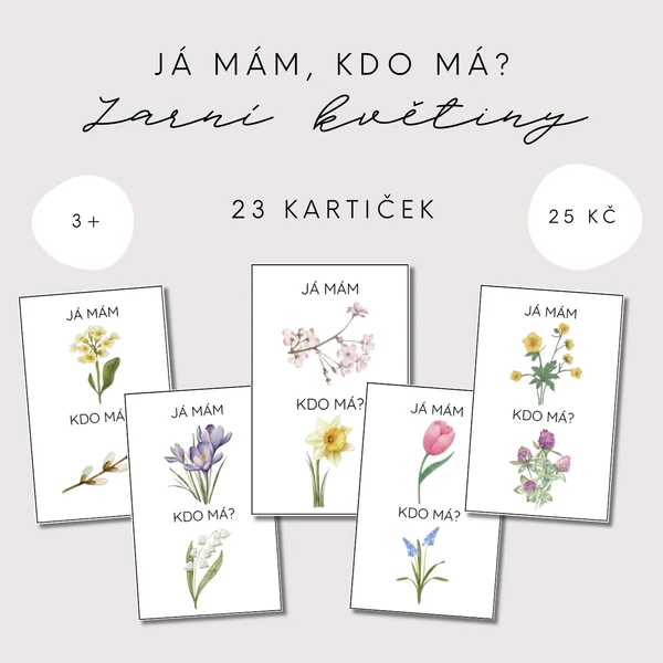 Já mám, kdo má? - jarní květiny