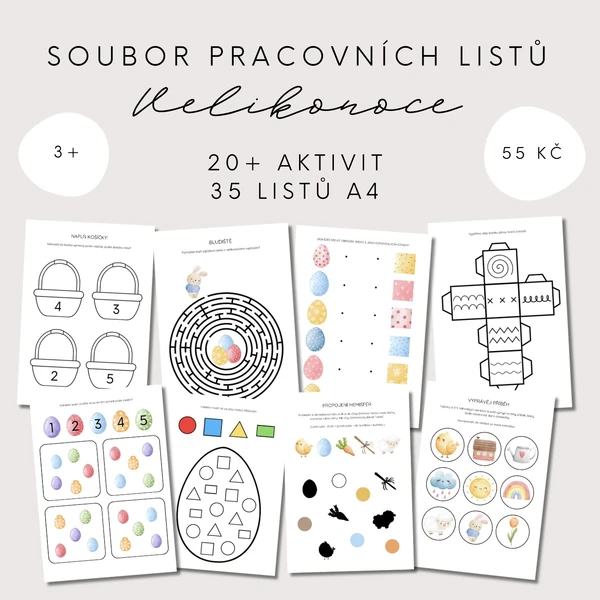 Soubor pracovních listů a aktivit - Velikonoce