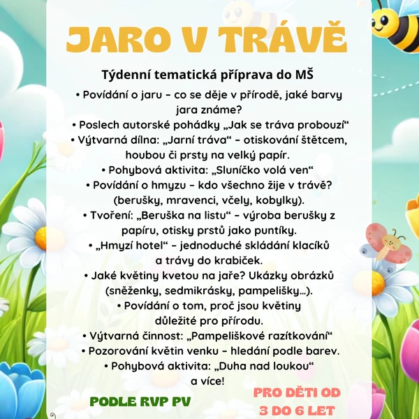Jaro v trávě 