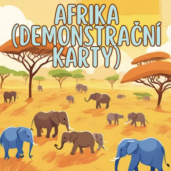 Afrika - Demonstrační karty