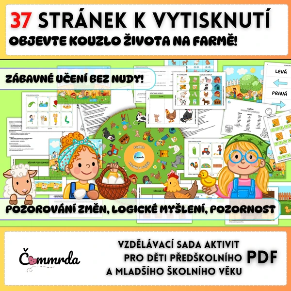 Život na farmě - soubor aktivit