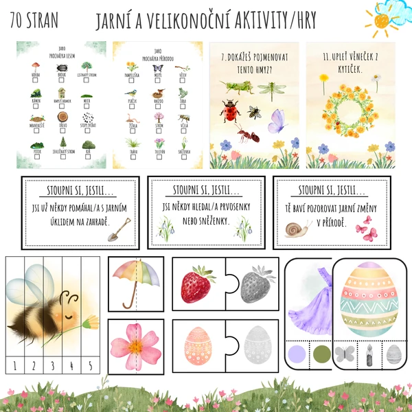 JARNÍ A VELIKONOČNÍ AKTIVITY/HRY