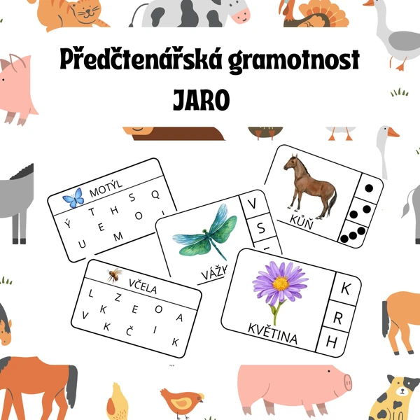 Jarní aktivity pro rozvoj předčtenářských dovedností 